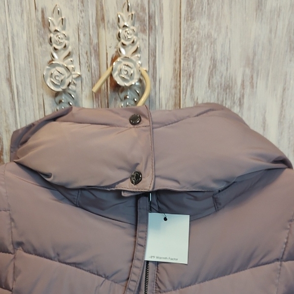 Women's Purple Puffer Jacket - Picture 2 of 5